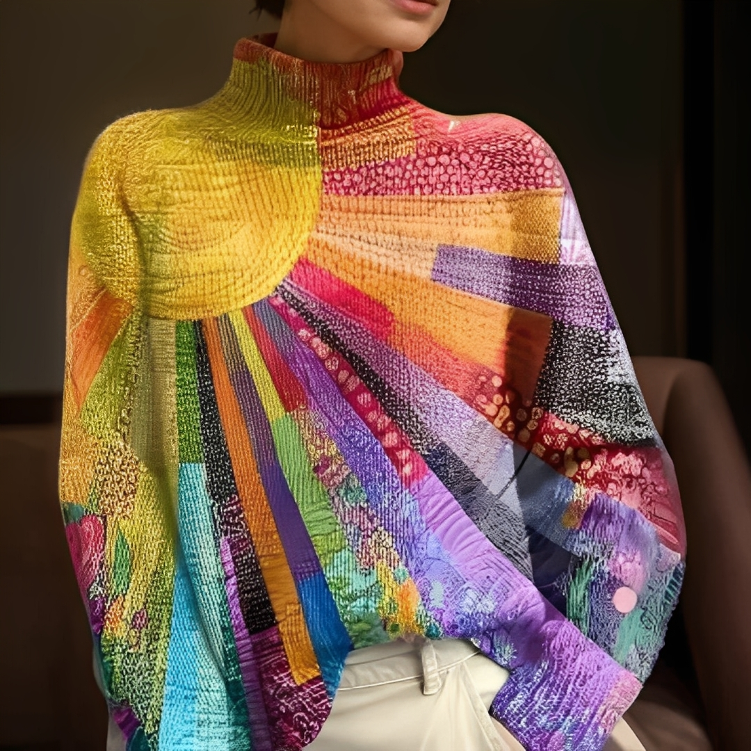 Agatine - Värikäs poolopaita naisille