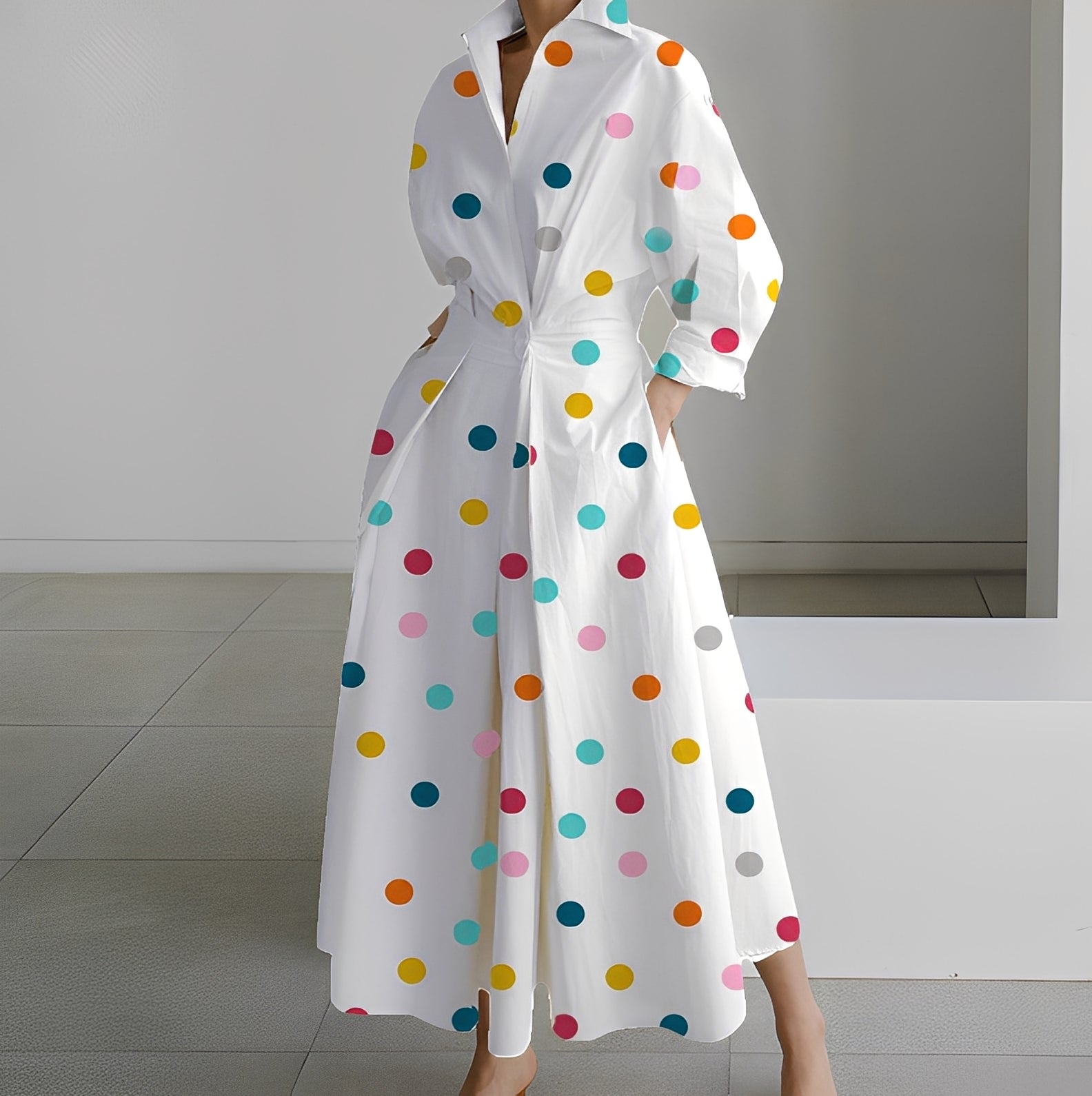 Agatha - Pitkä elegantti mekko naisille