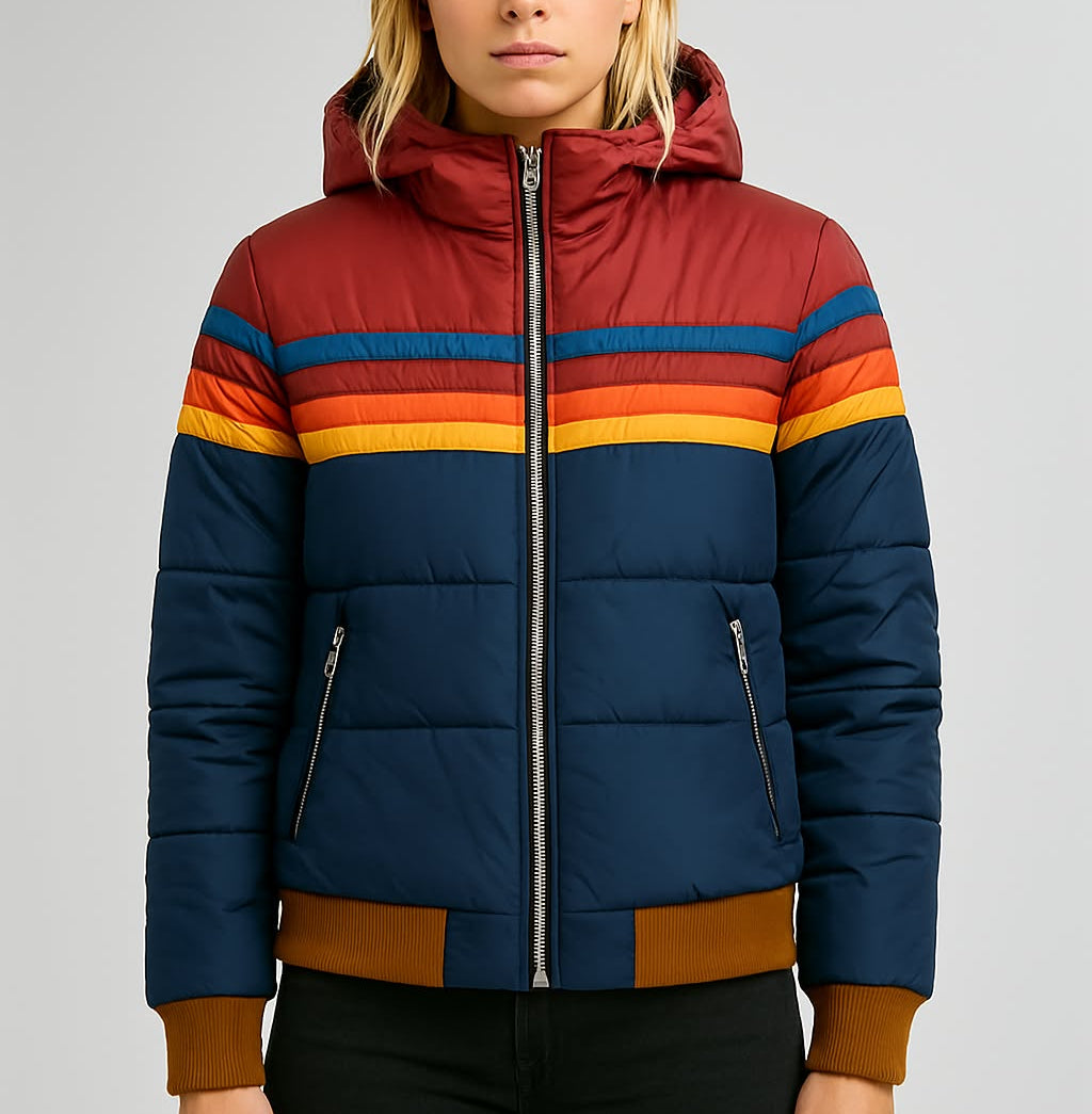 Adelle | Vuorillinen toppatakki huppulla